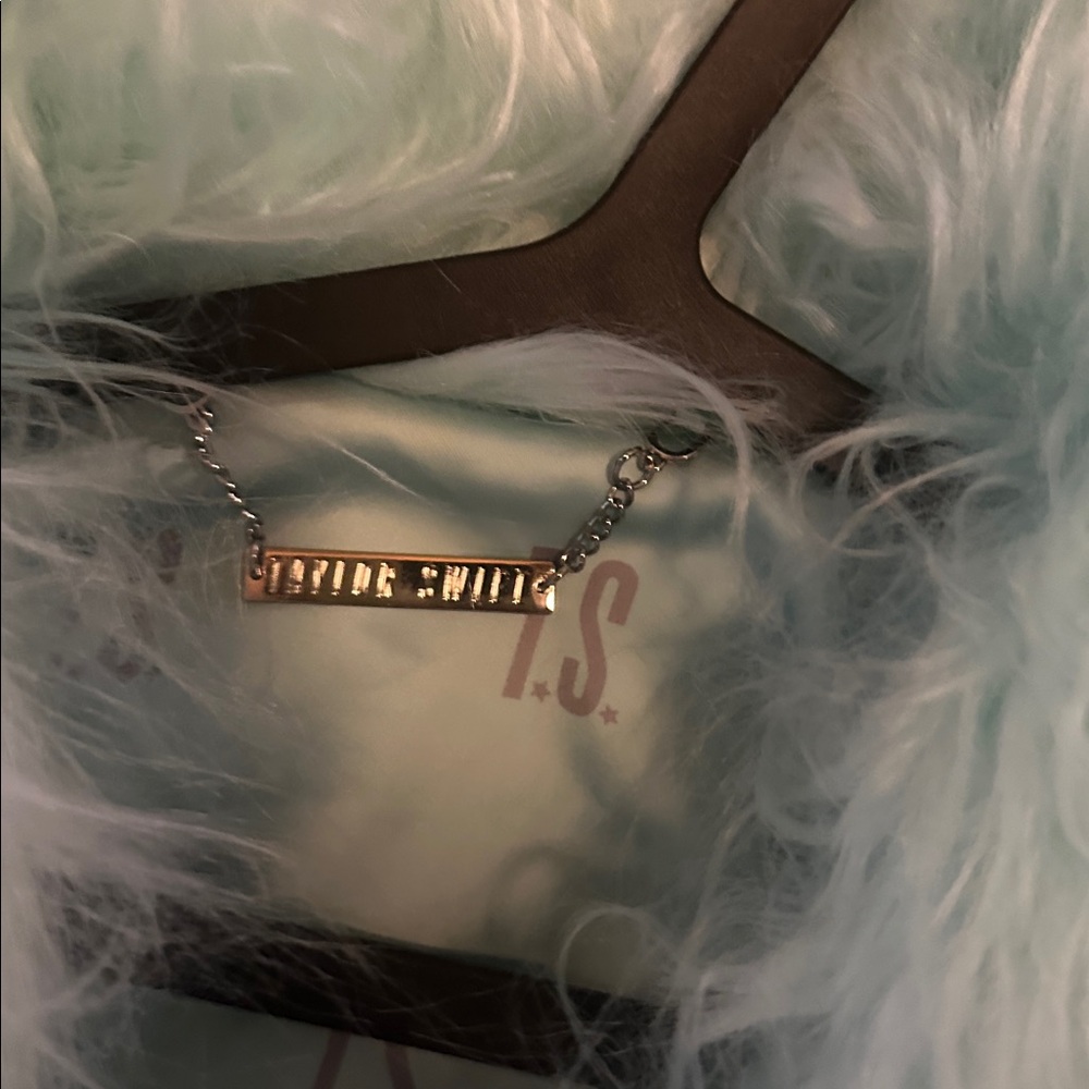 Taylor Swift Life of a Showgirl Mint Faux Fur Coat XL/2XL w Garment Bag NWT - Picture 5 of 6